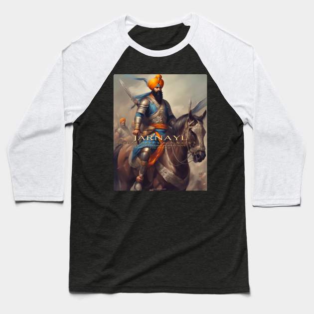 Hari Singh Nalwa ji Baseball T-Shirt by SAN ART STUDIO 